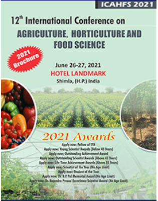12TH INTERNATİONAL CONFERENCE ON AGRICULTURE, HORTICULTURE AND FOOD SCIENCES